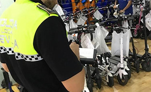 Policia bicicletas electricas