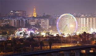 Feria abril de noche