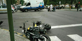 Accidente moto