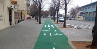 Carril bici sur