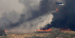 Incendio castillo