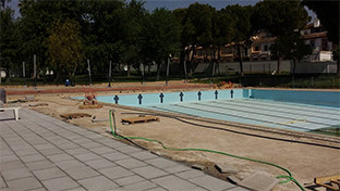 Obras piscina castilleja