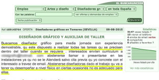 Oferta empleo tomares