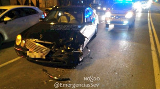 Herido accidente