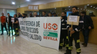 Protesta bomberos dipu