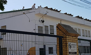 Cambio techo colegio palacios