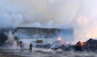 Incendio fabrica algodon