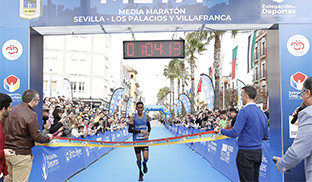 Ganador media maraton palacios