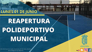 Reapertura polideportivo olivares