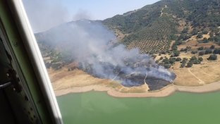 Incendio puebla infantes