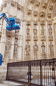 Arreglo portada catedral