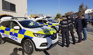 Coche policu00eda palacios