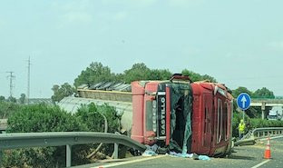 Camion herido