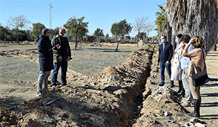 Obras parque marismas los palacios