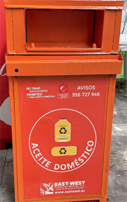Contenedor aceite dos hermanas