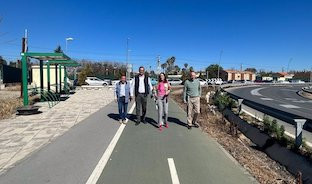 Iluminacion carril bici aljarafe