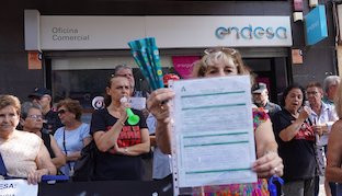 Protesta endesa