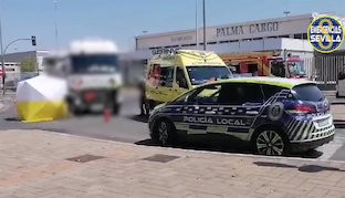 Ciclista fallecido
