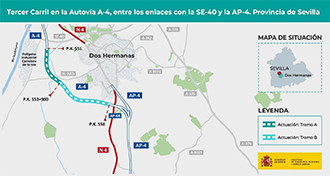 Tercer carril Ap4 dos hermanas