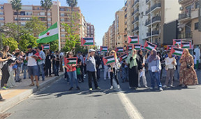 Manifestación Andañucia por palestina