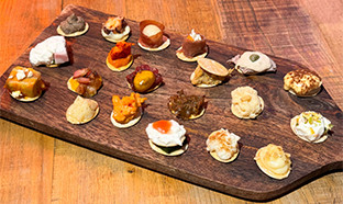 Menu degustaciu00f3n crujiente