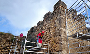 Obras castillo alcala 2