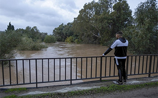 Crecida rio dana