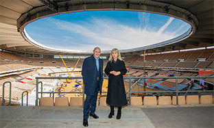Estadio cartuja obras