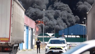 Incendio bomberos