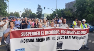 Plataforma poligono sur