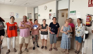 Protestas centro salud palmete