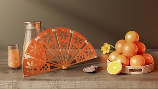 Naranja amarga abanico