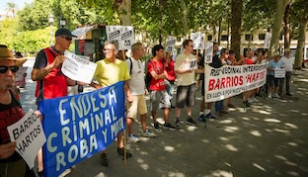 Barrios hartos protestas