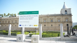 Corte obras metro