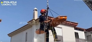 Rescate herido Castilleja